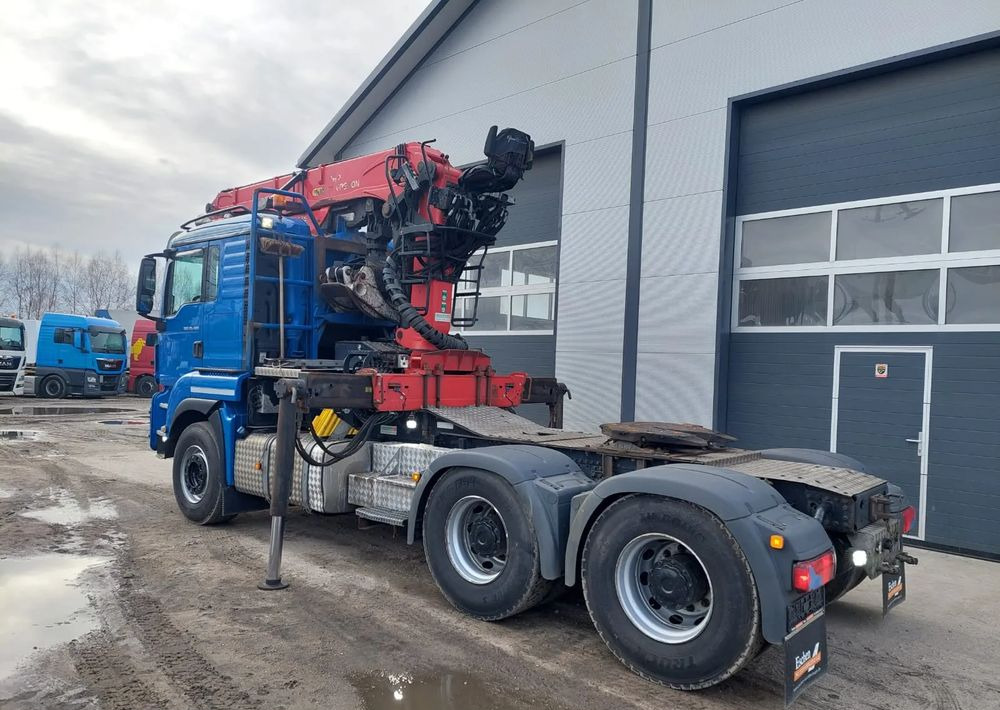 MAN TGS 26-480 6x4 do drewna PALFINGER Epsilon S 270L83 - Tracteur routier: photos 4 MAN TGS 26-480 6x4 do drewna PALFINGER Epsilon S 270L83 - Tracteur routier: photos 4