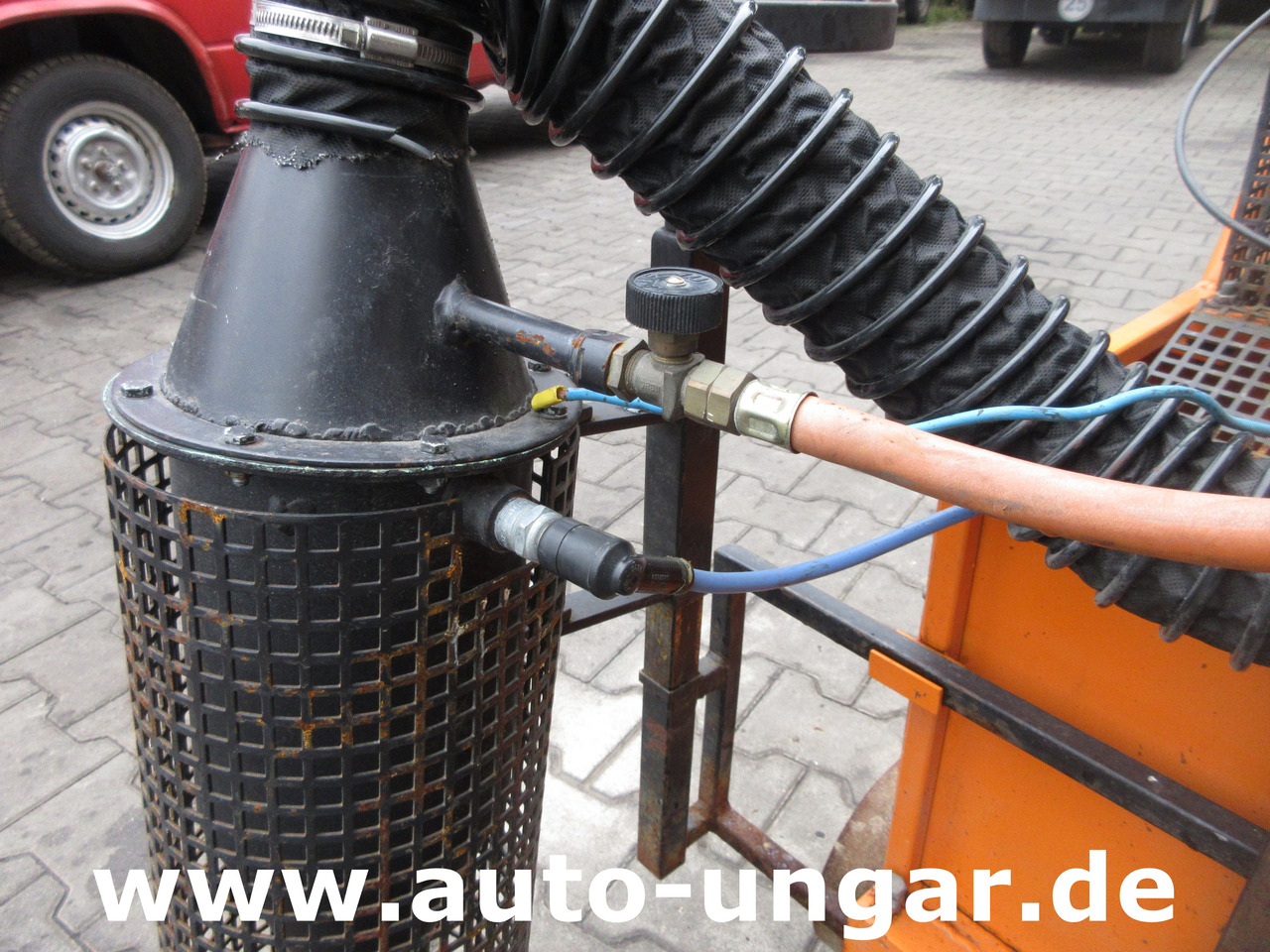 Grün GST Straßentrockner Hofmann H95 Road Dryer Roadmarking Straßenmarkierung Graco - Travaux routiers: photos 5 Grün GST Straßentrockner Hofmann H95 Road Dryer Roadmarking Straßenmarkierung Graco - Travaux routiers: photos 5