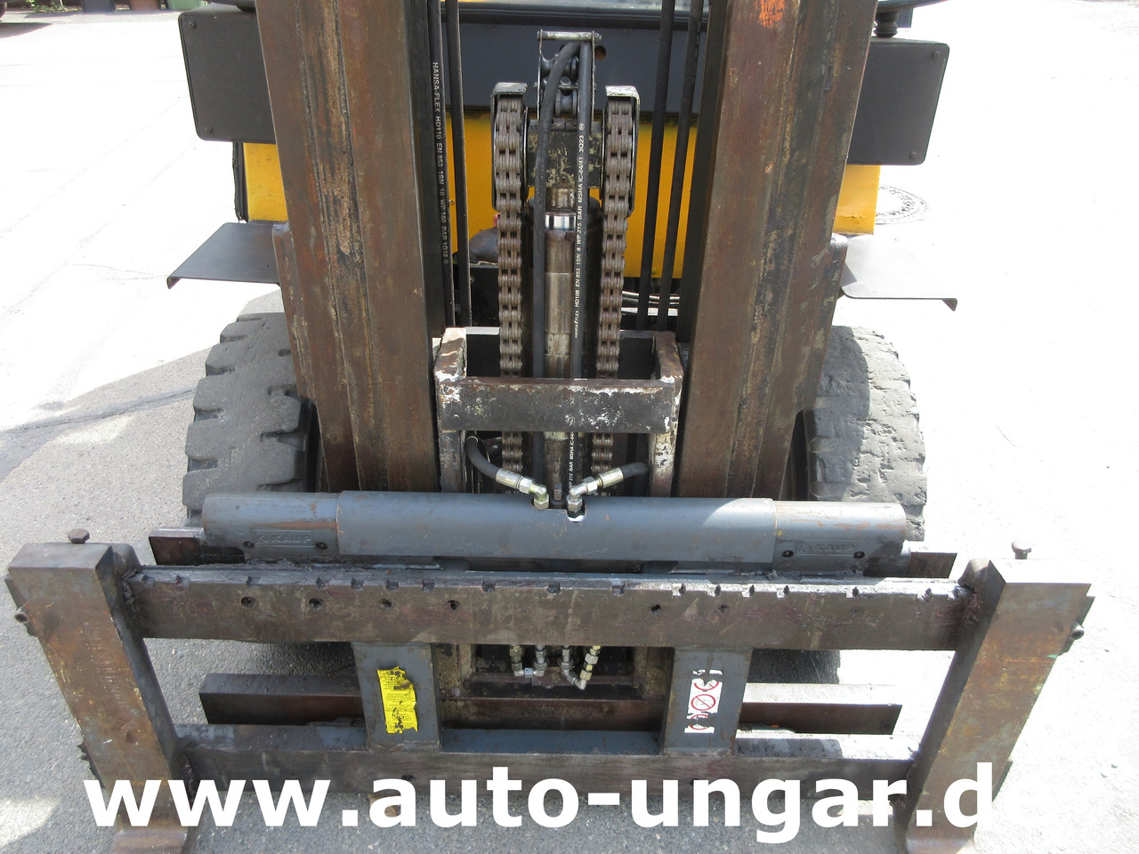 Chariot élévateur diesel JUNGHEINRICH DFG 40 Diesel Gabelstapler 4.000kg Freihub Steinbock Yale Still Boss: photos 11