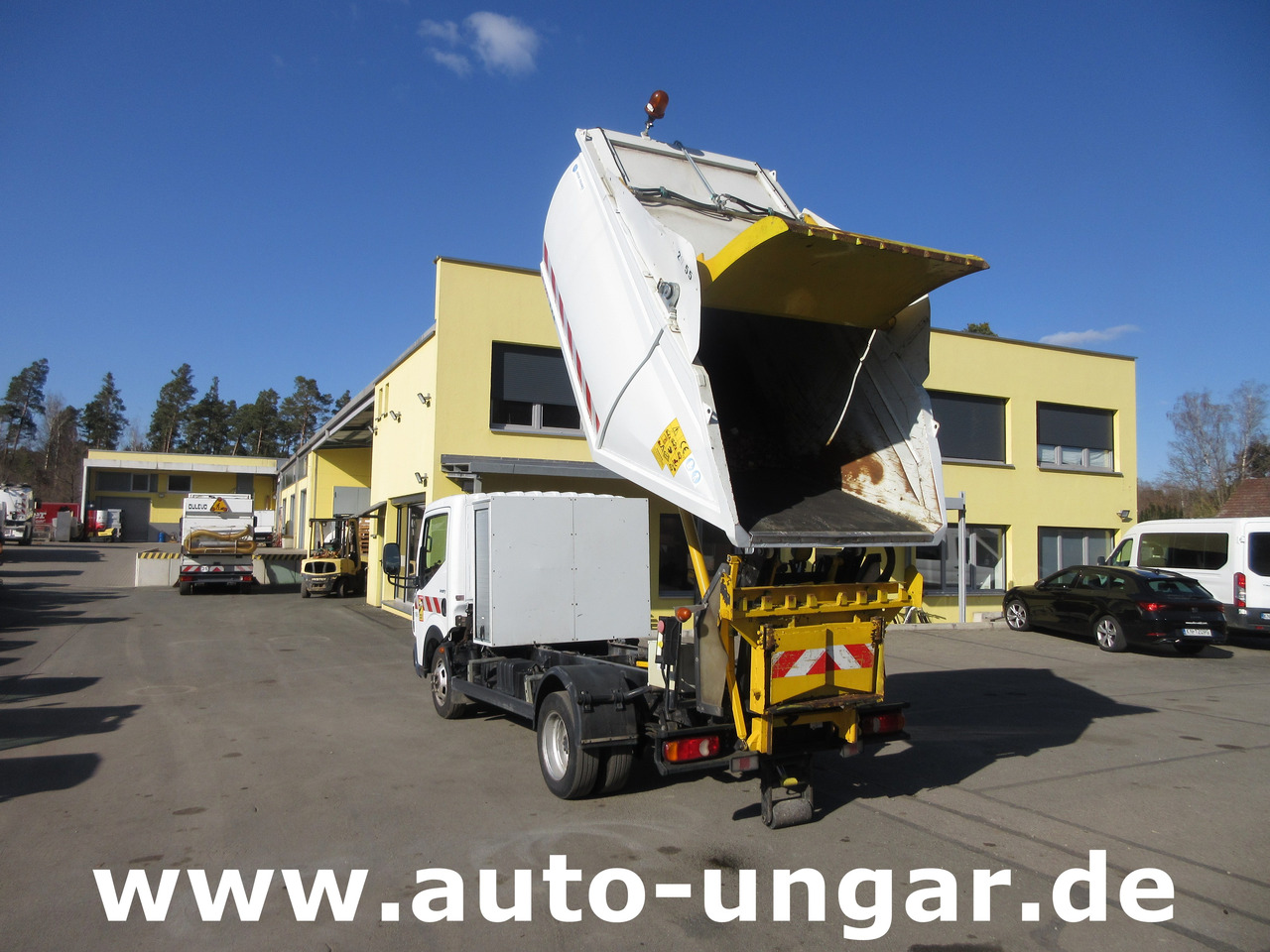 Benne à ordures ménagères Renault Maxity 130 Müllwagen IRIDE SAT 500 Bj. 2010 4.500kg Presse Schüttung Kipper: photos 10