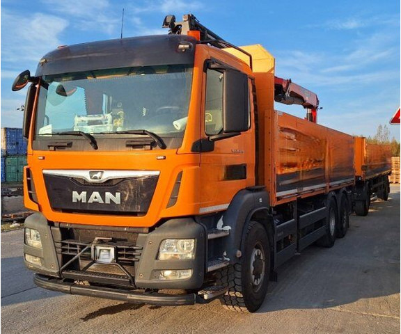 MAN TGS 26.440 - Camion plateau, Camion grue: photos 4 MAN TGS 26.440 - Camion plateau, Camion grue: photos 4