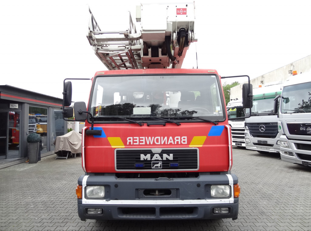 Camion avec nacelle MAN L2000 18.284 Feuerwehr Bronto Skylift 27 Meter: photos 8