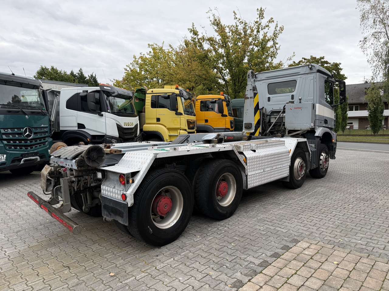 Camion ampliroll Mercedes-Benz Arocs 3245 K 8X4 Haken: photos 14