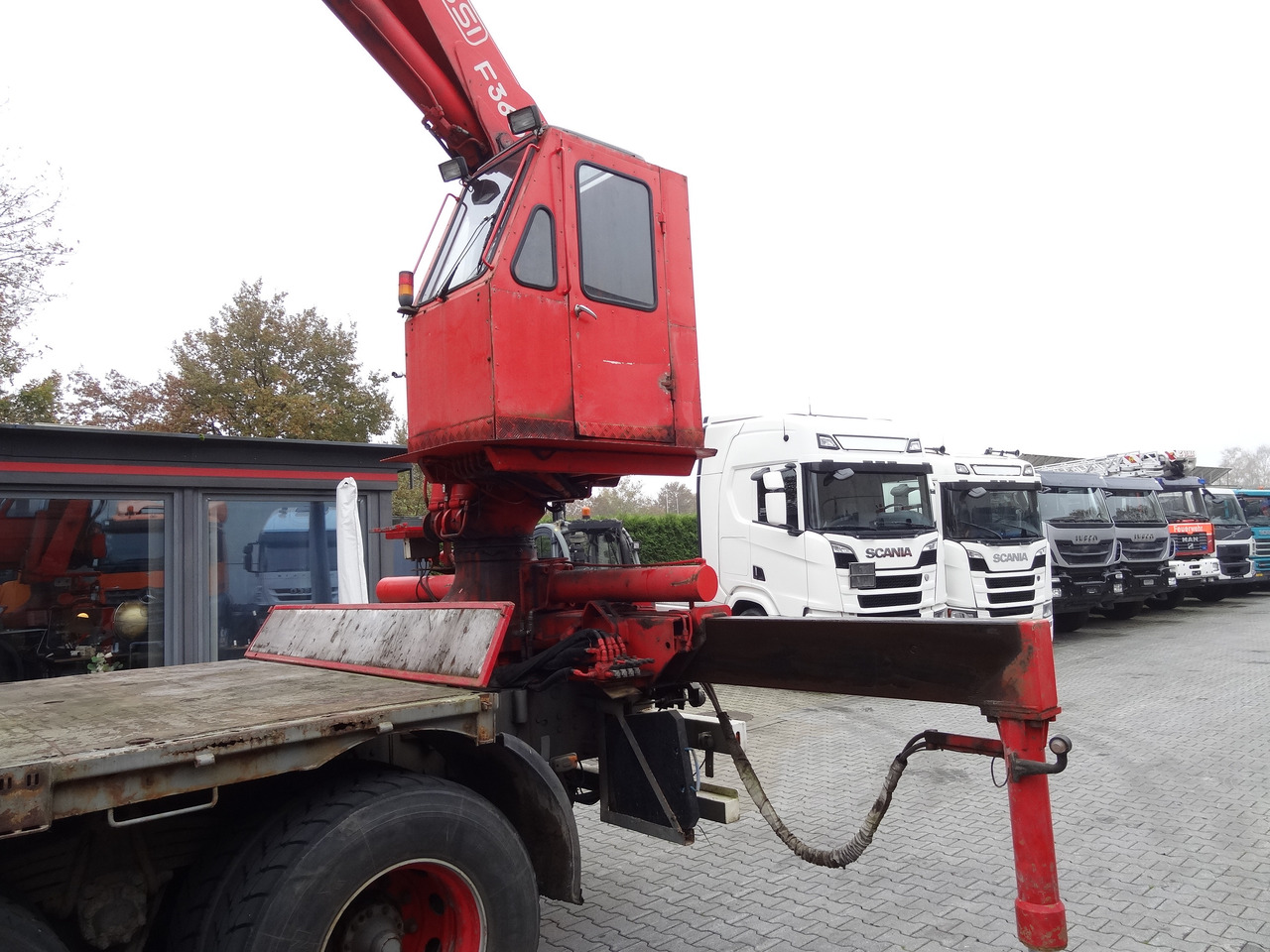 Scania R144 460 6X4 Fassi 360 bis 25 Meter - Camion grue, Camion plateau: photos 2 Scania R144 460 6X4 Fassi 360 bis 25 Meter - Camion grue, Camion plateau: photos 2