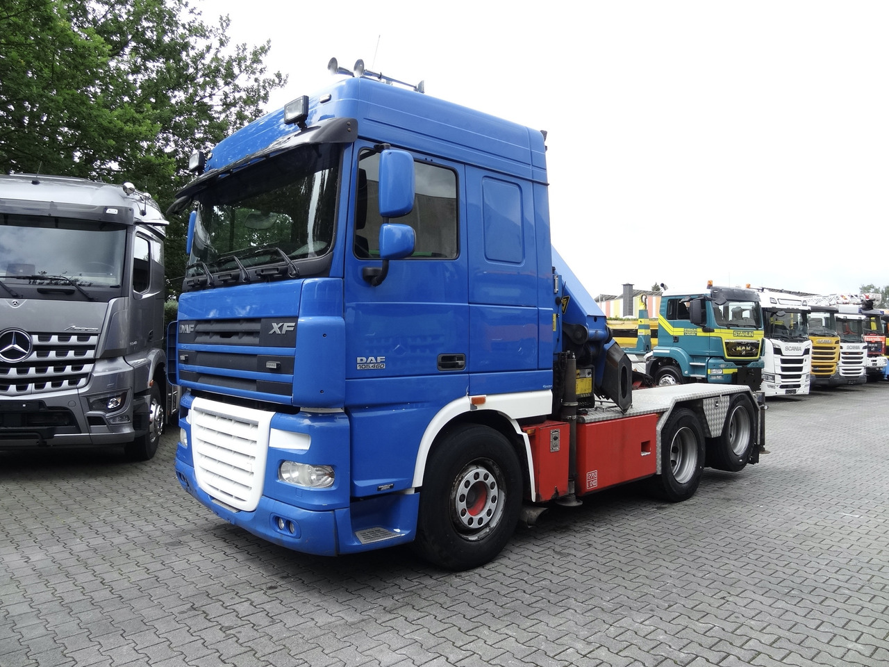 Tracteur routier Daf XF105 460 6X2 Kran Palfinger 34002: photos 10