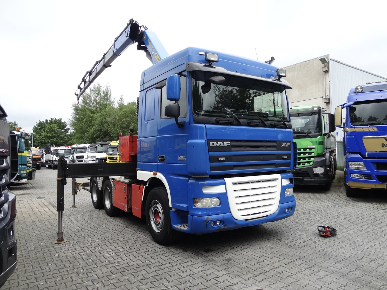 Tracteur routier Daf XF105 460 6X2 Kran Palfinger 34002: photos 9