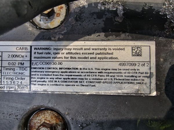 Cummins QSB7-G6 NR4  CPL3277 Engine (Plant) - Moteur pour Engins de chantier: photos 3 Cummins QSB7-G6 NR4  CPL3277 Engine (Plant) - Moteur pour Engins de chantier: photos 3