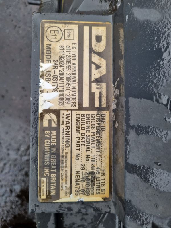DAF FR118S1 Engine (Truck) - Moteur pour Camion: photos 2 DAF FR118S1 Engine (Truck) - Moteur pour Camion: photos 2