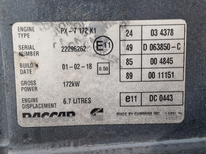 Moteur pour Camion DAF PX-7 172 K1 Engine (Truck): photos 11