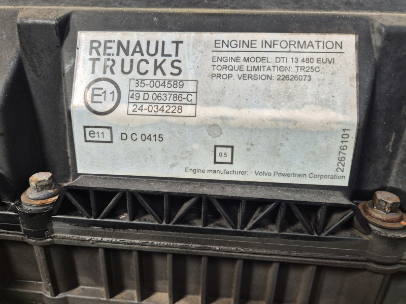 Renault DTI13480 EUVI Engine (Truck) - Moteur pour Camion: photos 3 Renault DTI13480 EUVI Engine (Truck) - Moteur pour Camion: photos 3