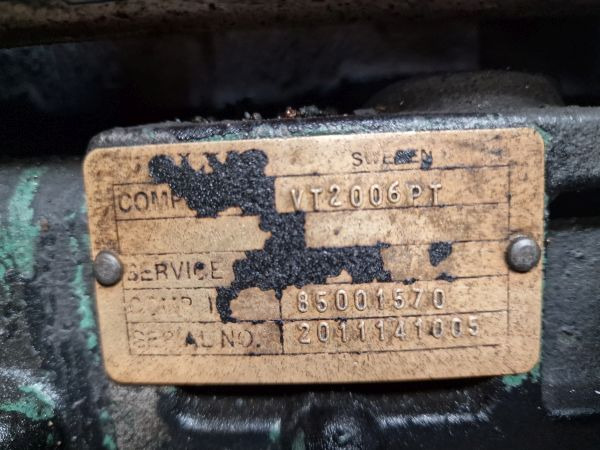 Volvo VT2006PT Gearbox - Boîte de vitesse: photos 2 Volvo VT2006PT Gearbox - Boîte de vitesse: photos 2