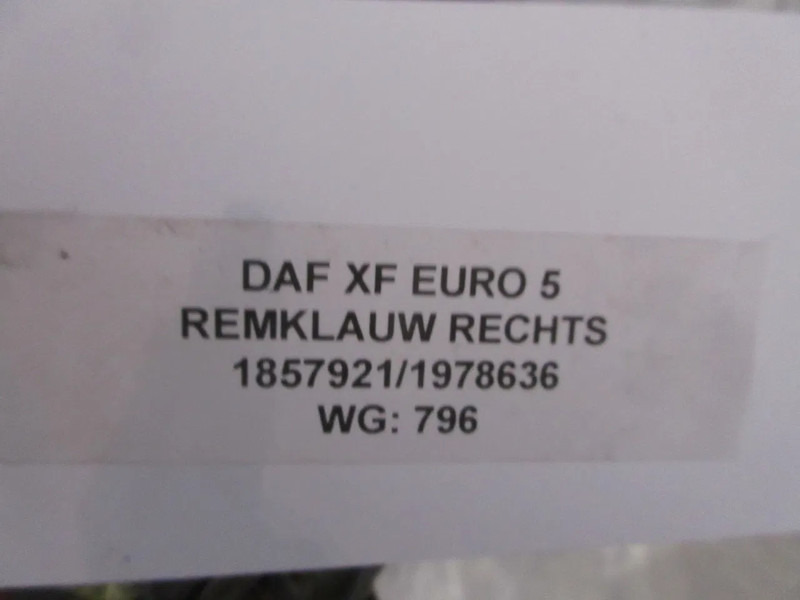 DAF 1857921 // 1978636 REMKLAUW DAF XF 105 RECHT ACHTER EURO 5 - Étrier de frein pour Camion: photos 5 DAF 1857921 // 1978636 REMKLAUW DAF XF 105 RECHT ACHTER EURO 5 - Étrier de frein pour Camion: photos 5
