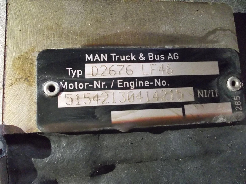 MAN 51.01100-6410/51.01100-6737 D2676LF46 MAN 18.440 EURO 6 - Moteur pour Camion: photos 5 MAN 51.01100-6410/51.01100-6737 D2676LF46 MAN 18.440 EURO 6 - Moteur pour Camion: photos 5