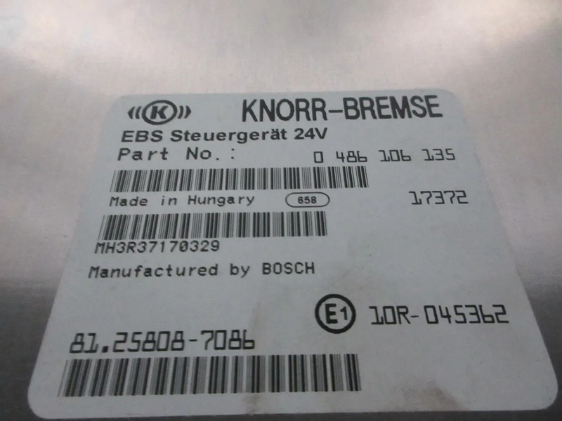 MAN 81.25808-7086 EBS STEURGERAT MAN TGX TGS TGM EURO 6 - Système électrique pour Camion: photos 5 MAN 81.25808-7086 EBS STEURGERAT MAN TGX TGS TGM EURO 6 - Système électrique pour Camion: photos 5