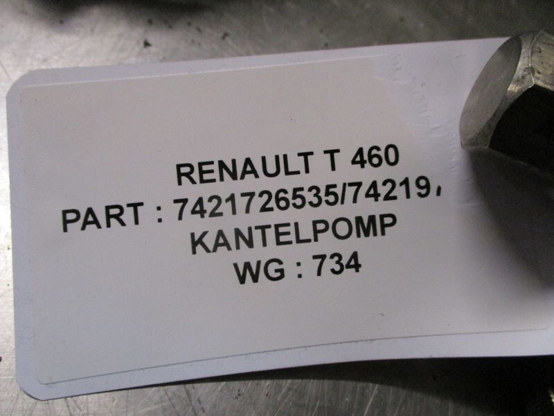 Renault 7421726535 Kantel Pomp - Hydraulique pour Camion: photos 3 Renault 7421726535 Kantel Pomp - Hydraulique pour Camion: photos 3