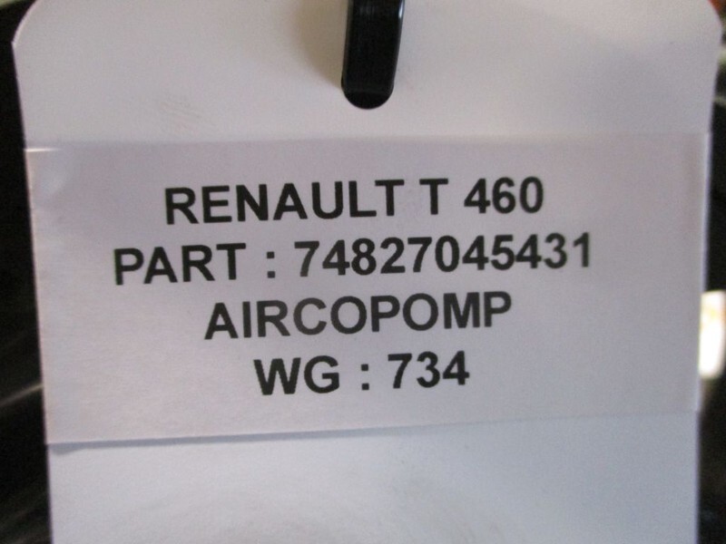 Renault 74827045431 aircopomp T 460 euro 6 - Pièce de climatisation pour Camion: photos 3 Renault 74827045431 aircopomp T 460 euro 6 - Pièce de climatisation pour Camion: photos 3