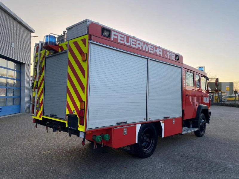 Camion de pompier Mercedes-Benz 1124 AF / 4X4 / GERMAN TRUCK / WATERTANK 2400 LITER+POMP / GOOD CONDITION / ONLY:25235 KM / MARGE / MANUAL / 1996: photos 6