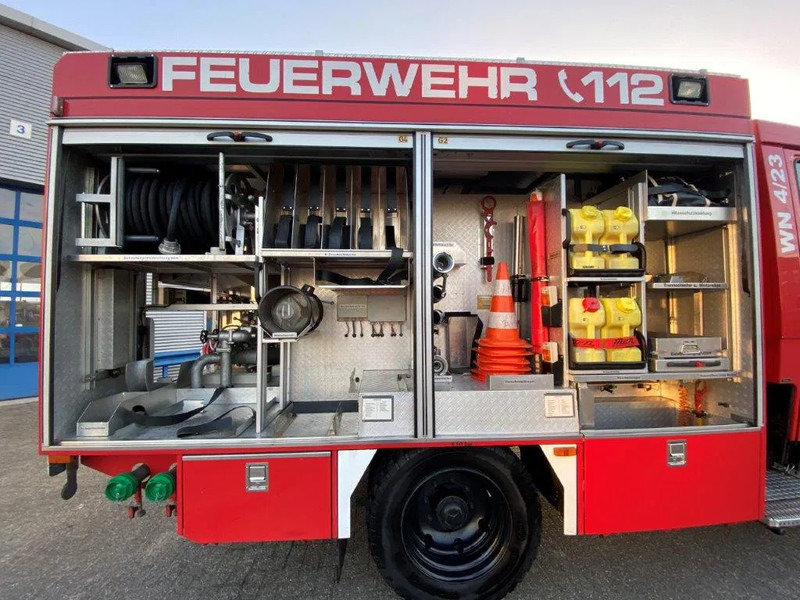 Camion de pompier Mercedes-Benz 1124 AF / 4X4 / GERMAN TRUCK / WATERTANK 2400 LITER+POMP / GOOD CONDITION / ONLY:25235 KM / MARGE / MANUAL / 1996: photos 12