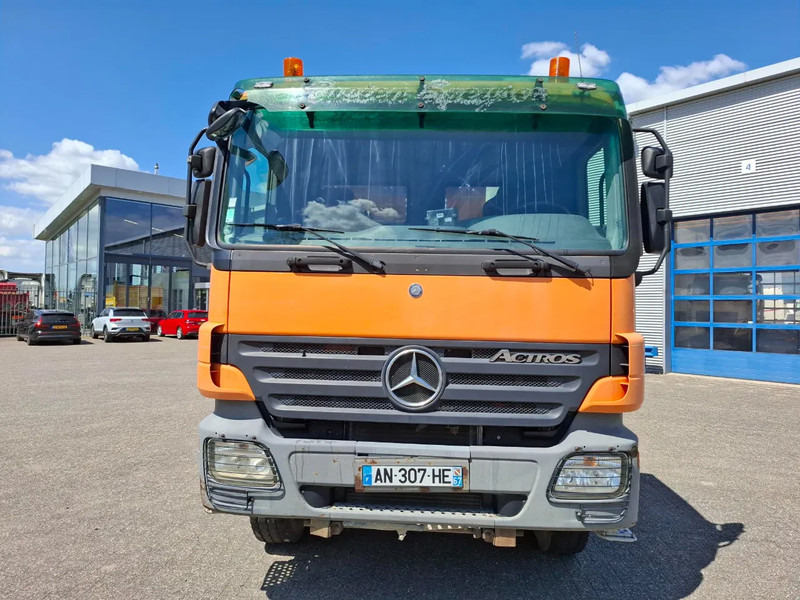 Camion benne Mercedes-Benz Actros 4141 / 3SIDE MEILLER TIPPER / FULL-STEEL / DRUM BRAKES / ONLY:535937 KM / 2XSTEERING AXLE / AIRCO / AUTOMATIC / EURO-3 /: photos 15