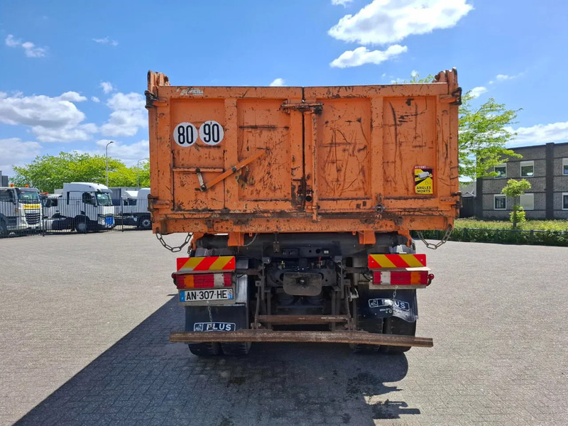 Camion benne Mercedes-Benz Actros 4141 / 3SIDE MEILLER TIPPER / FULL-STEEL / DRUM BRAKES / ONLY:535937 KM / 2XSTEERING AXLE / AIRCO / AUTOMATIC / EURO-3 /: photos 9
