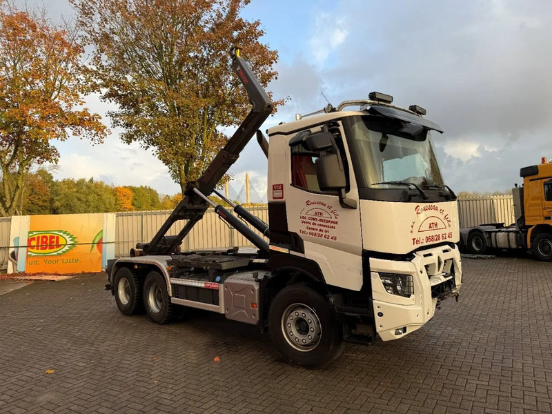 Renault C480 / ENGINE RUNNING / 6X4 / HIAB 21TON HOOKLIFT / ONLY:146334 KM / AUTOMATIC / EURO-6 / 2020 - Camion ampliroll: photos 3 Renault C480 / ENGINE RUNNING / 6X4 / HIAB 21TON HOOKLIFT / ONLY:146334 KM / AUTOMATIC / EURO-6 / 2020 - Camion ampliroll: photos 3