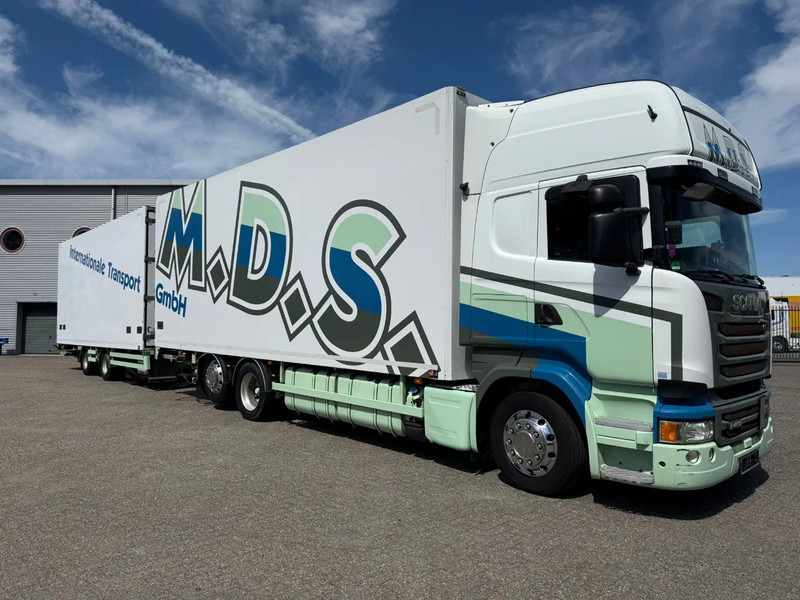 Scania R450 / RETARDER / ISOLATED GERMAN FLOWER COMBI / THROUGH-LOADING SYSTEM / SMART TACHO / 2XPLATFORM / LIFT+LENKACHSE / LWDS / EUR - Camion frigorifique: photos 2 Scania R450 / RETARDER / ISOLATED GERMAN FLOWER COMBI / THROUGH-LOADING SYSTEM / SMART TACHO / 2XPLATFORM / LIFT+LENKACHSE / LWDS / EUR - Camion frigorifique: photos 2