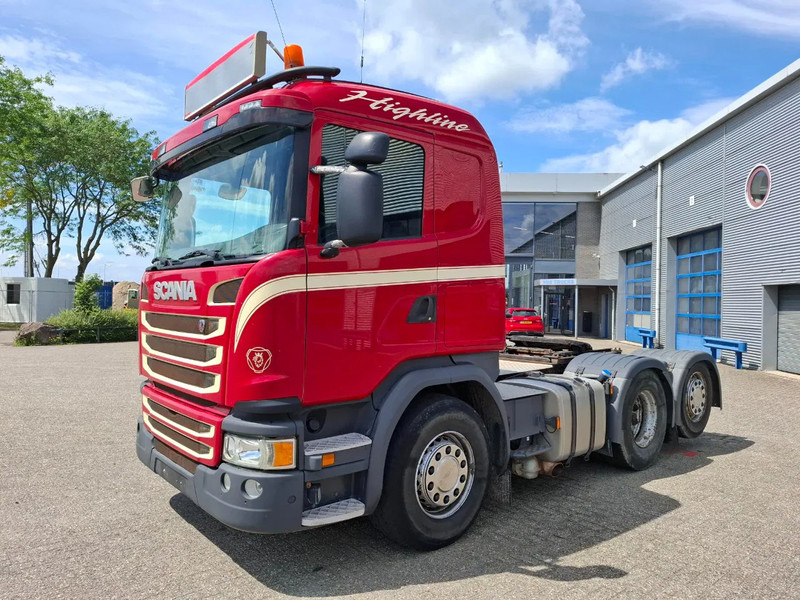 Scania G410 / 6X2 / HYDRAULICS / ONLY:398177 KM / FRIDGE / AUTOMATIC / EURO-6 / 2015 - Tracteur routier: photos 1 Scania G410 / 6X2 / HYDRAULICS / ONLY:398177 KM / FRIDGE / AUTOMATIC / EURO-6 / 2015 - Tracteur routier: photos 1