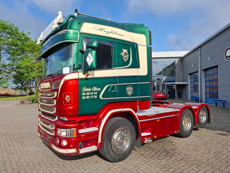 Scania R580 V8 / ONLY:478179KM / HYDRAULICS / LEATHER / AUTOMATIC / EURO-6 / 2016 - Tracteur routier: photos 1 Scania R580 V8 / ONLY:478179KM / HYDRAULICS / LEATHER / AUTOMATIC / EURO-6 / 2016 - Tracteur routier: photos 1