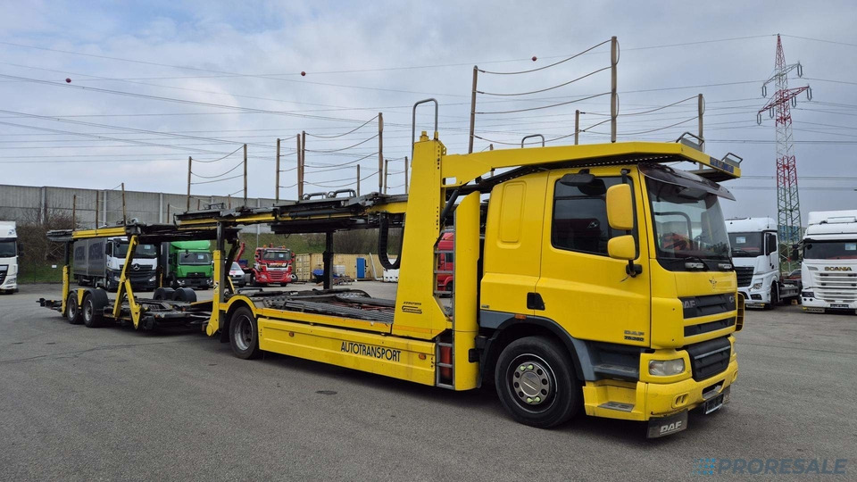 DAF FA CF 75.360 EURO 5 přepravník aut - prodejné jen s přívěsem GROENEWOLD P0461K - cena je za celou soupravu - Camion porte-voitures: photos 1 DAF FA CF 75.360 EURO 5 přepravník aut - prodejné jen s přívěsem GROENEWOLD P0461K - cena je za celou soupravu - Camion porte-voitures: photos 1