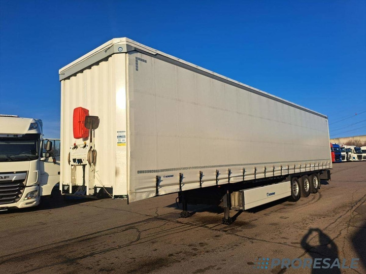 KRONE SD PROFI LINER + paletový koš 32 palet + 2 x zvedací náprava - Semi-remorque rideaux coulissants: photos 2 KRONE SD PROFI LINER + paletový koš 32 palet + 2 x zvedací náprava - Semi-remorque rideaux coulissants: photos 2