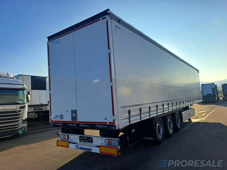 KRONE SD PROFI LINER + paletový koš 32 palet + 2 x zvedací náprava - Semi-remorque rideaux coulissants: photos 3 KRONE SD PROFI LINER + paletový koš 32 palet + 2 x zvedací náprava - Semi-remorque rideaux coulissants: photos 3