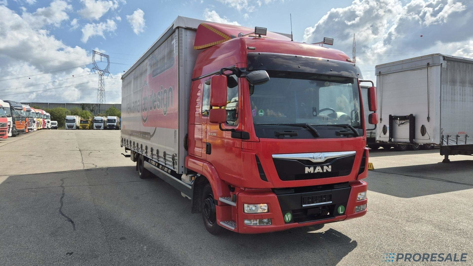 MAN TGL 12.250 EURO 6 valník s plachtou - Camion à rideaux coulissants: photos 1 MAN TGL 12.250 EURO 6 valník s plachtou - Camion à rideaux coulissants: photos 1