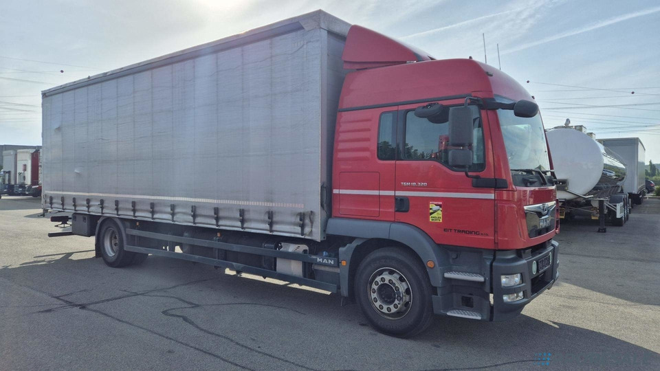 MAN TGM 18.320 EURO 6 valník s plachtou - Camion à rideaux coulissants: photos 1 MAN TGM 18.320 EURO 6 valník s plachtou - Camion à rideaux coulissants: photos 1