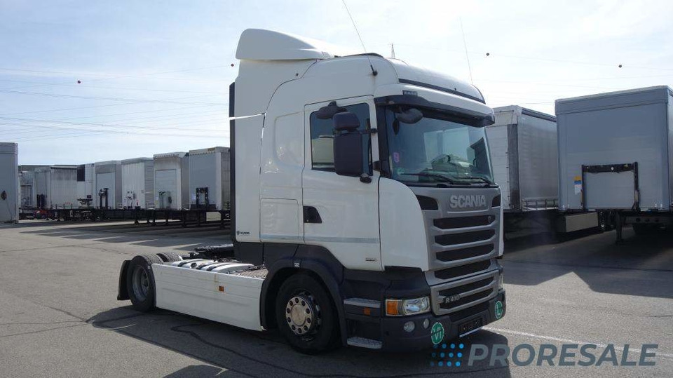 SCANIA R410 N320 LOW DECK HIGH LINE EURO 6 - Tracteur routier: photos 1 SCANIA R410 N320 LOW DECK HIGH LINE EURO 6 - Tracteur routier: photos 1