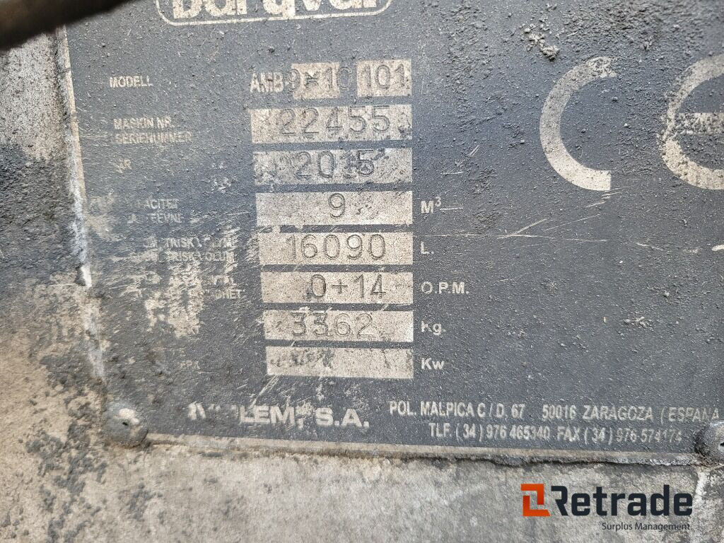 Camion malaxeur Betongbil 4-axlig Betongroterare MAN TGS 35.400 8X2-4 BL Euro 6: photos 41 Camion malaxeur Betongbil 4-axlig Betongroterare MAN TGS 35.400 8X2-4 BL Euro 6: photos 41