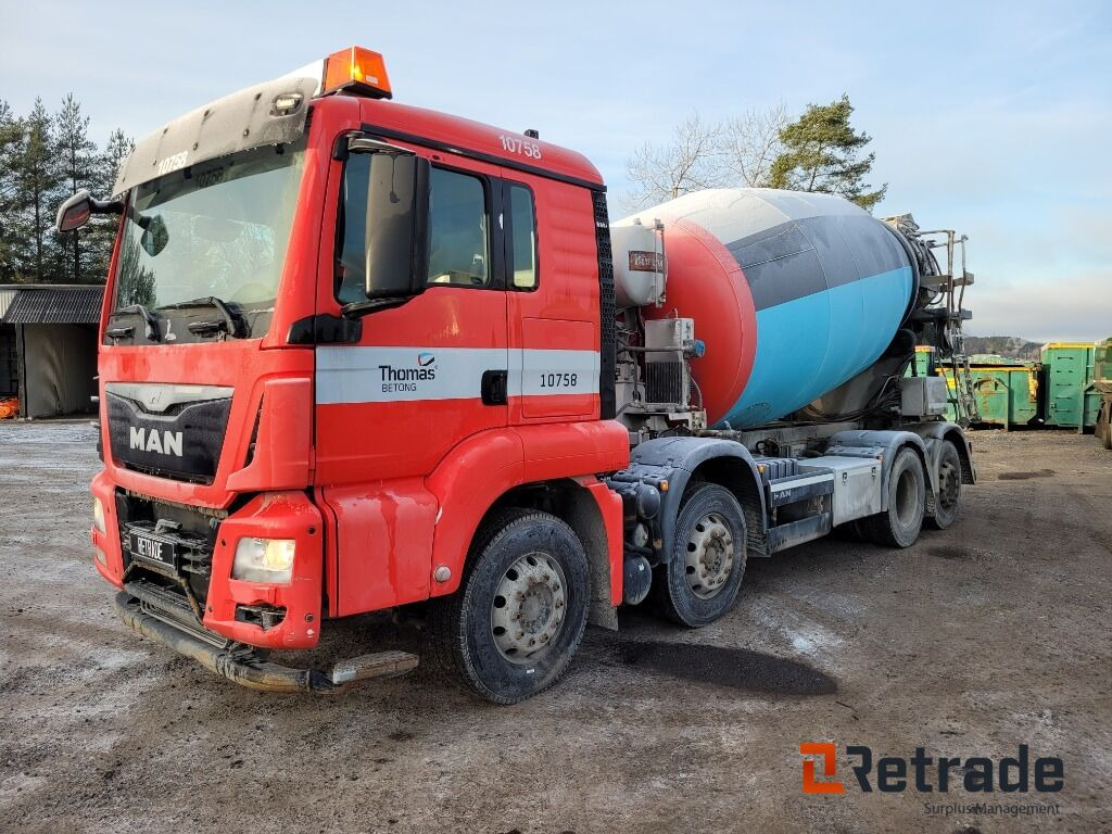 Camion malaxeur Betongbil 4-axlig Betongroterare MAN TGS 35.400 8X2-4 BL Euro 6: photos 6 Camion malaxeur Betongbil 4-axlig Betongroterare MAN TGS 35.400 8X2-4 BL Euro 6: photos 6