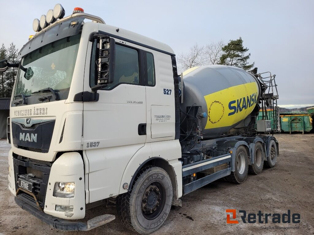 Betongbil betongroterare MAN TGX 35.500 8X4-4 BL Euro 6 - Camion malaxeur: photos 1 Betongbil betongroterare MAN TGX 35.500 8X4-4 BL Euro 6 - Camion malaxeur: photos 1