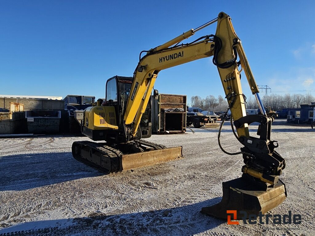 Grävmaskin Hyundai R55-7A Engcon tiltrotator - Engins de chantier: photos 3 Grävmaskin Hyundai R55-7A Engcon tiltrotator - Engins de chantier: photos 3