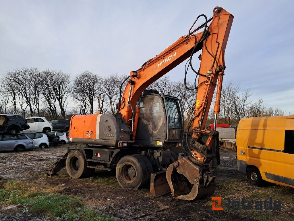 Gravemaskine Hitachi ZX 140W-3 - Pelle sur pneus: photos 2 Gravemaskine Hitachi ZX 140W-3 - Pelle sur pneus: photos 2