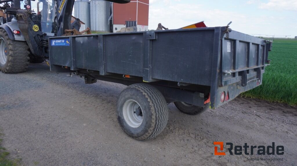 Schaktvagn K-Vagnen 7,0 styrbart drag - Remorque benne: photos 1 Schaktvagn K-Vagnen 7,0 styrbart drag - Remorque benne: photos 1