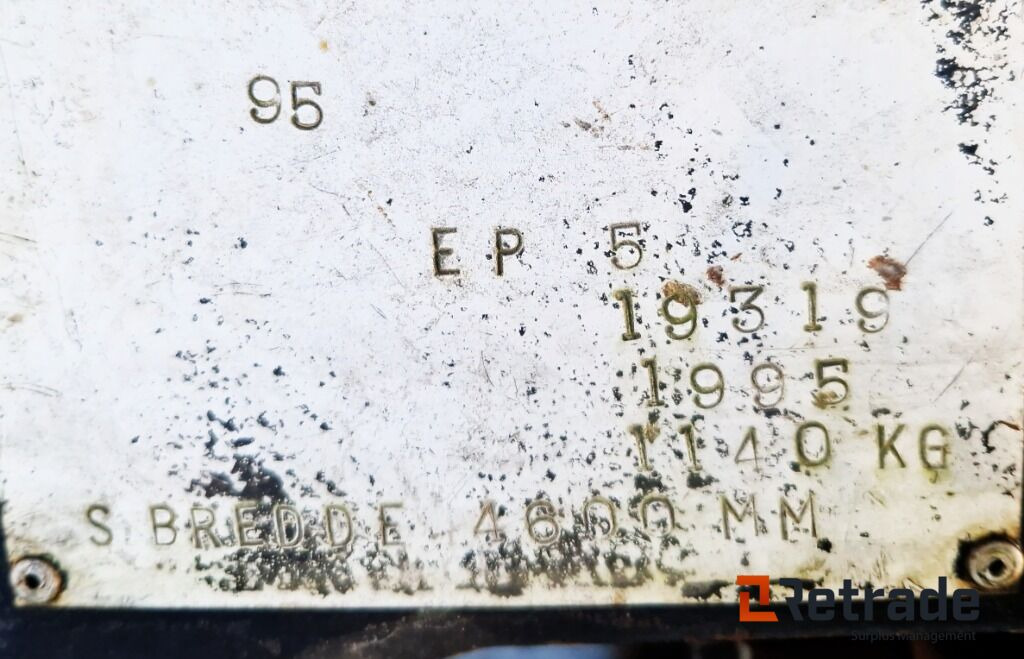 Snøryddingsutstyr Epoke Epoke EPS Snøplog - Matériel de chantier: photos 4 Snøryddingsutstyr Epoke Epoke EPS Snøplog - Matériel de chantier: photos 4