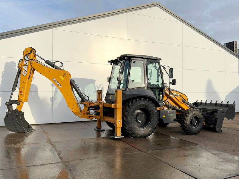 Case 570SV 4WD - 4/1 Bucket / Telescopic Boom / AC - Tractopelle: photos 3 Case 570SV 4WD - 4/1 Bucket / Telescopic Boom / AC - Tractopelle: photos 3
