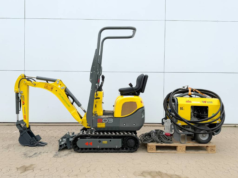 WACKER NEUSON 803 Dual Power - New / Unused / Hydr Undercarriage - Mini pelle: photos 1 WACKER NEUSON 803 Dual Power - New / Unused / Hydr Undercarriage - Mini pelle: photos 1