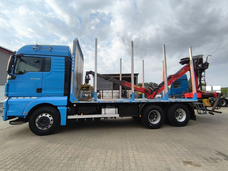 MAN TGX 26.500 Holz-LKW Euro6 6x4 Holztransporter m Palfinger (16) - Camion grumier, Camion grue: photos 5 MAN TGX 26.500 Holz-LKW Euro6 6x4 Holztransporter m Palfinger (16) - Camion grumier, Camion grue: photos 5