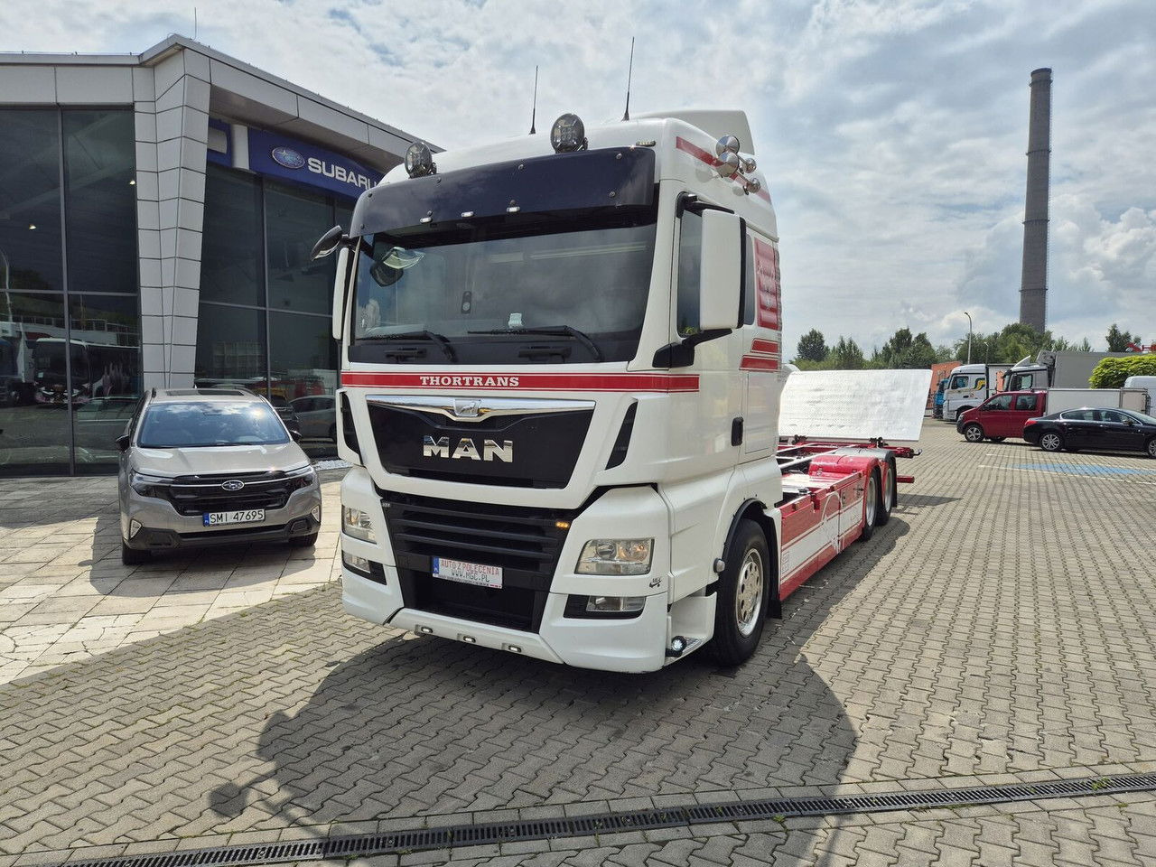 MAN TGX 28 28.420 , 6x2-2 LL + Trailer HFR KM 20 / 1 Owner / E6 /Techni - Camion porte-conteneur/ Caisse mobile: photos 5 MAN TGX 28 28.420 , 6x2-2 LL + Trailer HFR KM 20 / 1 Owner / E6 /Techni - Camion porte-conteneur/ Caisse mobile: photos 5