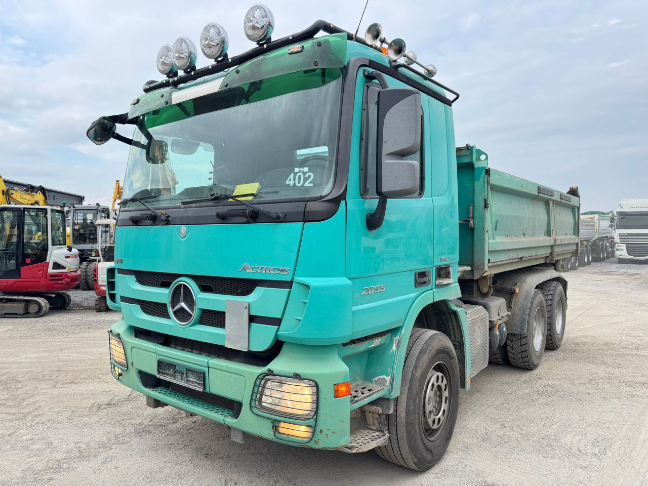 Mercedes-Benz Actros 2655 6x4 meiller bordmatic tipper - retarder - V8 - Camion benne: photos 1 Mercedes-Benz Actros 2655 6x4 meiller bordmatic tipper - retarder - V8 - Camion benne: photos 1