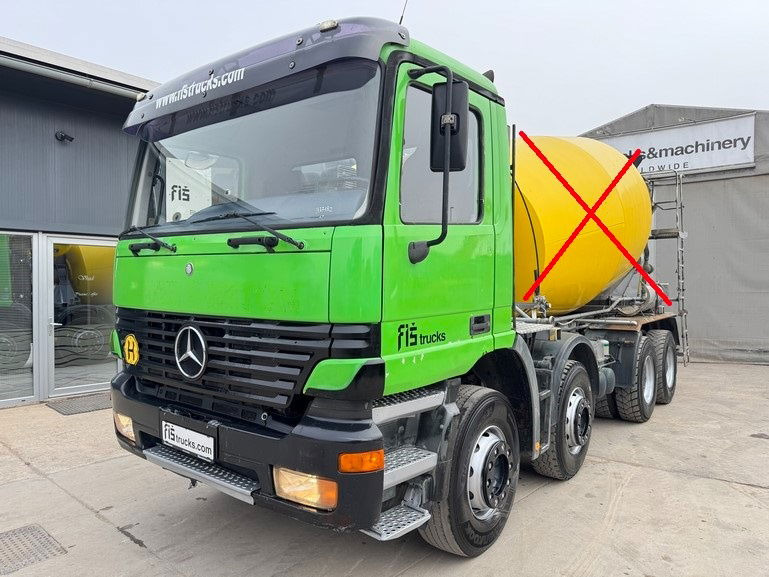 Mercedes-Benz Actros 4143 8x4 chassis - big axle - Châssis cabine: photos 1 Mercedes-Benz Actros 4143 8x4 chassis - big axle - Châssis cabine: photos 1
