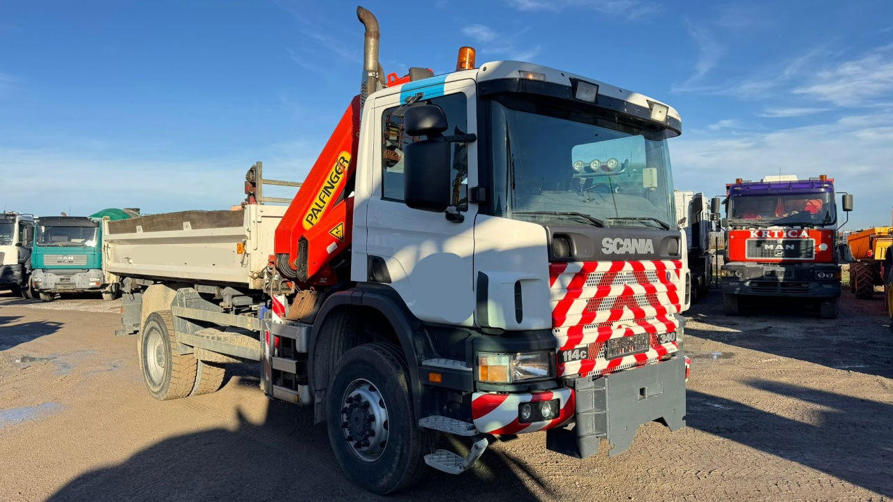 Scania P 114C 340 4x4 tipper - PK 14080 - 10.6M - 108.000km - Camion benne, Camion grue: photos 3 Scania P 114C 340 4x4 tipper - PK 14080 - 10.6M - 108.000km - Camion benne, Camion grue: photos 3