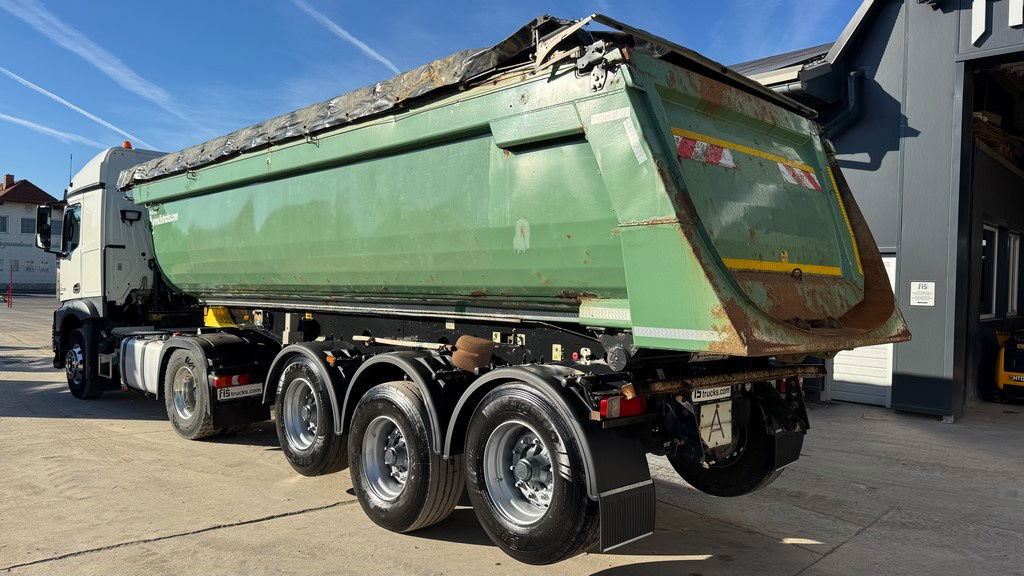 Schwarzmüller Meiller Mhps 12/27 3-Axle Tipper Trailer - hydr. back - Semi-remorque benne: photos 3 Schwarzmüller Meiller Mhps 12/27 3-Axle Tipper Trailer - hydr. back - Semi-remorque benne: photos 3