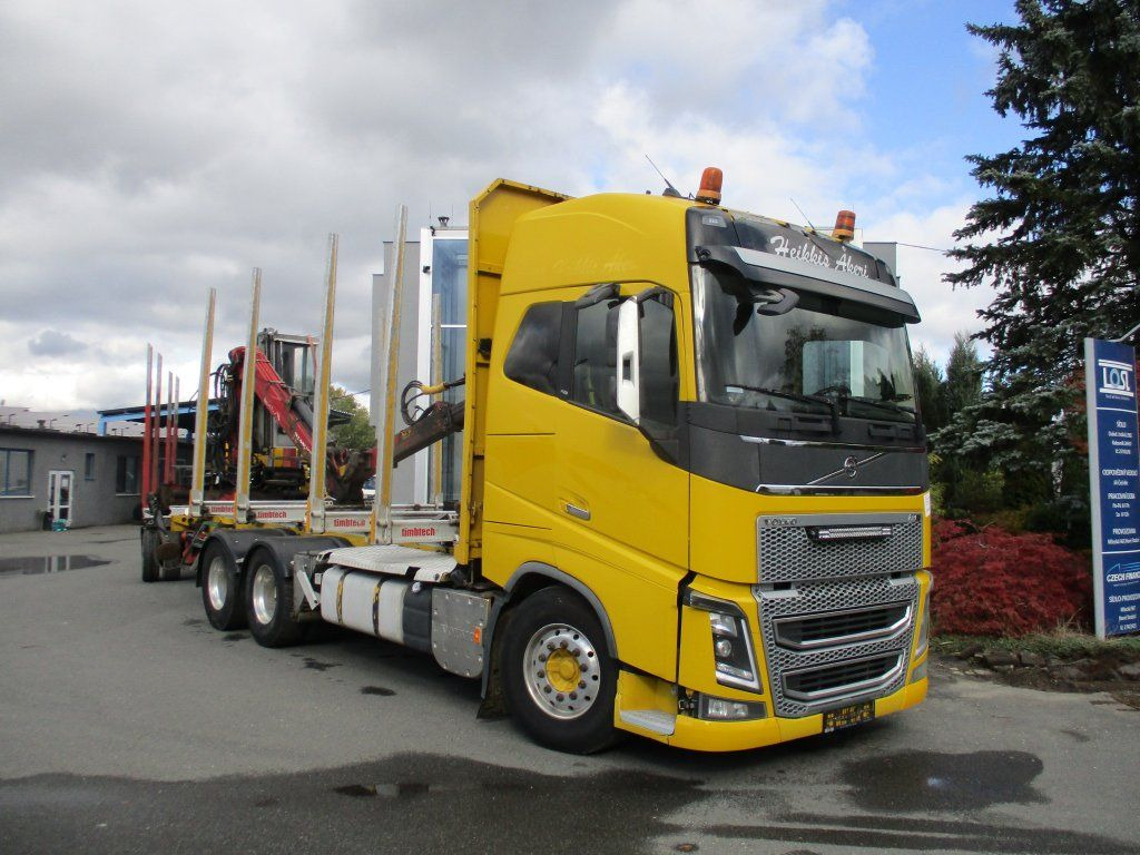 Volvo FH 16 750 6x4 + Fliegl - Camion grumier, Camion grue: photos 3 Volvo FH 16 750 6x4 + Fliegl - Camion grumier, Camion grue: photos 3